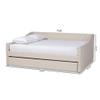 Baxton Studio Daybed, Queen, Beige view 3