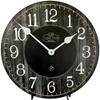Black & Gray Wood Slats Wall Clock | Ultra Quiet Quartz Mechanism | Hand Made in USA Beautiful Crisp Lasting Color | Comes in 8 Sizes | 24-Inch view 1