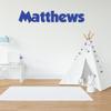 Custom Name Vinyl Wall Decal Personalized Nursery Sticker for Baby Room, Bedroom, Laptop & Car | Unique Font Styles view 1