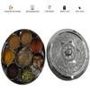 Actieo Spice Box Indian Masala Dabba Storage Container Stainless Steel Kitchen Organizer Designer Gift Box with Seven Small Inner Containers and One Spoon view 4