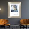 INVIN ART Framed Canvas Art Giclee Print Series#006 by Claude Monet Wall Art Living Room Home Office Decorations(European Style Silver Frame,20"x24") view 2