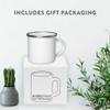 Andaz Press DIY Blank Party Favors For Do It Yourself Sublimation Wholesale, 11oz. Stainless Steel Campfire Coffee Mug, 12-Pack, Enamel Mugs Bulk Sublimation Mugs Party Favors Sublimation Tin Mugs view 4