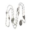 VILLAGE GIFT IMPORTERS 7 Sorrows Chaplet with Clear Crystal Beads - Servite Rosary (CLEAR CRYSTAL) view 1