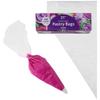 DecoPac Disposable Pastry Bag 100 Count Cake Decorating Supplies, 21 Inch, Non Slip Piping Bag, Clear view 2