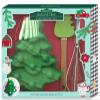 Handstand Kitchen Christmas Tree 3-piece Real Cake Baking Set with Recipes view 2