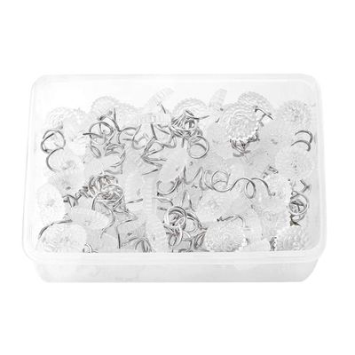 100pcs Twist Pins Stainless Steel Screw Nail Twist Pin for Furniture Upholstery Slipcovers Drapes Bedskirts
