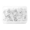 100pcs Twist Pins Stainless Steel Screw Nail Twist Pin for Furniture Upholstery Slipcovers Drapes Bedskirts view 1