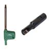 90 Degree 1/2 x 5/8 inch Square Shoulder Indexable End Mill APMT 22 view 1