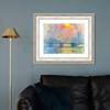 INVIN ART Framed Canvas Art Giclee Print Charing Cross Bridge,The Thames by Claude Monet Wall Art Living Room Home Office Decorations(Classic Silver Frame with Mat,20"x24") view 3