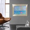 INVIN ART Framed Canvas Art Giclee Print Effect of Sunlight in The Fog by Claude Monet Wall Art Living Room Home Office Decorations(European Style Silver Frame,20"x24") view 3