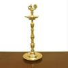 Tangerine Golden Brass Oil Lamp/Brass Diya - Handcrafted & Traditionally Designed Brass Lamp/Diya- (Height- 18 inch) view 1