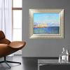INVIN ART Framed Canvas Art Giclee Print Afternoon Effect(1888) by Claude Monet Wall Art Living Room Home Office Decorations(European Style Silver Frame,20"x24") view 3