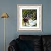 INVIN ART Framed Canvas Art Giclee Print Luncheon on The Grass, Central Panel by Claude Monet Wall Art Living Room Home Office Decorations(Classic Silver Frame with Mat,20"x24") view 3