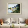 INVIN ART Framed Canvas Art Giclee Print Series#042 by Claude Monet Wall Art Living Room Home Office Decorations(Beige Color Frame with Linen Liner,20"x24") view 2