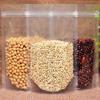 Clear Zipper Stand Up Pouch Bag,100Pcs 7.0x10.2 Heat Sealable Zip Lock Snack Food Tea Packing Pouches (7.0W x 10.2L, 100) view 2