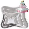 3 Pcs Cakes Pan Cake Baking Mold,Pillow Cake Pan Set DIY Pillow Shape Aluminum Cake Molds Set view 1