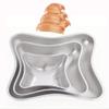 3 Pcs Cakes Pan Cake Baking Mold,Pillow Cake Pan Set DIY Pillow Shape Aluminum Cake Molds Set view 2