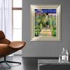 INVIN ART Framed Canvas Art Giclee Print Monet's garden at Vtheuil by Claude Monet Wall Art Living Room Home Office Decorations(European Style Silver Frame,20"x24") view 3
