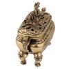 Charcoal Incense 1Pc Incense Holder Antique Bronze Copper Chinese Dragon Incense for Home Decoration view 4