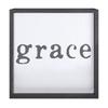 Santa Barbara Design Studio Wood Wall Art Face-to-Face Designs Inspirational Collection Framed Word Sign, 22" Square, Grace view 1