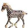 Waltz&F Hand-Painted zebra Trinket Box Animal Jewelrybox Figurine Collectible Ring Holder view 1