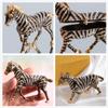 Waltz&F Hand-Painted zebra Trinket Box Animal Jewelrybox Figurine Collectible Ring Holder view 3
