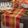 Terracotta Orange Harvest Halloween Autumn Thanksgiving Holiday Design Table Runner, 16" X 90" Rectangular, 100% Cotton, (1 Piece). view 1