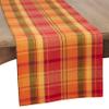 Terracotta Orange Harvest Halloween Autumn Thanksgiving Holiday Design Table Runner, 16" X 90" Rectangular, 100% Cotton, (1 Piece). view 3