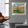 INVIN ART Framed Canvas Art Giclee Print The Church at Varengeville and the Gorge of Les Moutiers, 1882 by Claude Monet(European Style Silver Frame,20"x24") view 3