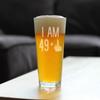 49 + 1 Middle Finger - 16 oz Pint Glass for Beer - Funny 50th Birthday Gifts for Men and Women Turning 50 view 2