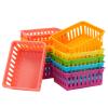 Bright Creations 12 Pack Small Plastic Classroom Storage Bins for Organization and School Supplies 6 Colors (6.2 x 4.8 x 2.4 inches) view 1