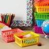 Bright Creations 12 Pack Small Plastic Classroom Storage Bins for Organization and School Supplies 6 Colors (6.2 x 4.8 x 2.4 inches) view 4