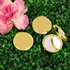 Andaz Press DIY Blank Party Favors for Do It Yourself Bulk Wholesale Gifts, Gold Compact Mirrors, 12-Pack, Baby Bridal Shower Birthday Wedding Thank You view 2