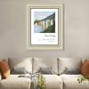 INVIN ART Framed Canvas Art Giclee Print Series#008 by Claude Monet Wall Art Living Room Home Office Decorations(Beige Color Frame with Linen Liner,20"x24") view 2