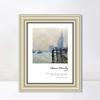 INVIN ART Framed Canvas Art Giclee Print Series#009 by Claude Monet Wall Art Living Room Home Office Decorations(Beige Color Frame with Linen Liner,20"x24") view 1