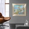INVIN ART Framed Canvas Art Giclee Print Antibes,Villas at Bordighera(1884) by Claude Monet Wall Art Living Room Home Office Decorations(European Style Silver Frame,20"x24") view 3