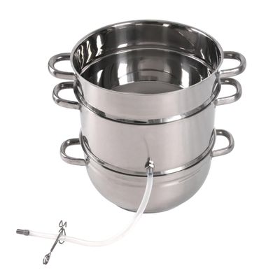 Kitchen Crop Little Creek Stainless Steel Water Distiller, 2 Gallon Capacity, Works on all Stovetops, Double Boiler, Render Lard & Tallow