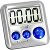 Elegant Digital Kitchen Timer Stainless Steel - Strong Magnetic Back - Kickstand - Loud Alarm - Large Display - Auto Memory - Auto Shut-Off - Model eT-24 (Plumberry 6-Pack) by eTradewinds view 2