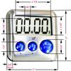 Elegant Digital Kitchen Timer Stainless Steel - Strong Magnetic Back - Kickstand - Loud Alarm - Large Display - Auto Memory - Auto Shut-Off - Model eT-24 (Plumberry 6-Pack) by eTradewinds view 4