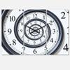 Designart Time Spiral Analog Wall Wall Art Design Modern 3 Panel Wall Decorative Clock - Home Decorations for Home, Living Room,Bedroom, Office Decoration Multi Panel Metal Wall Clock view 1