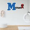 Spider Name Wall Decal Personalized Vinyl Sticker for Nursery, Kids Room, Car & Laptop | Multiple Font Styles view 2