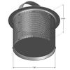 Filter Pot Strainer Basket - Asphalt Emulsion 13/64 - 3 Gallon view 2