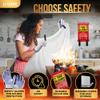 JJ CARE Fire Blanket 8 Pack with Hooks and Gloves, 40" x 40" Flame Retardant Emergency Safety Cover for Home, Kitchen, Grill, Car, Office, Camping, High Heat Resistant view 4