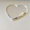 Clear Blank Heart Acrylic Place Card for Weddings,Guest Names Escort Cards,PMMA Tile Place Cards,Dining Seating Chart Place Cards for Birthday Parties, Table Place Cards (3") view 2