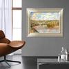 INVIN ART Framed Canvas Art Giclee Print Late Afrternoon, Vetheuil, 1880 by Claude Monet Wall Art Living Room Home Office Decorations(European Style Silver Frame,20"x24") view 3
