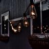 Northlight Edison Glass Indoor Outdoor Patio Light Set - Clear - 9' Green Wire - 10ct view 4