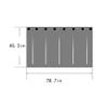 EDITHA Bed Mosquito Nets Bedding Curtain Blackout Cloth Bed Canopy Single Sleeper Bunk Bed Bunk Tent 45.3 x 78.7in view 2