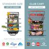 Lotus Earth Tone Trolley Reusable Shopping Bags (4-Pack)  Detachable & Reusable Grocery Bags Foldable with Insulated Grocery Bag & Egg/Wine Holder  Washable Shopping Tote to Save Time & Easy Storage view 2