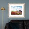 INVIN ART Framed Canvas Art Giclee Print Fields of Tulip With The Rijnsburg Windmill by Claude Monet Wall Art Living Room Home Office Decorations(Classic Silver Frame with Mat,20"x24") view 3