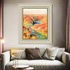 INVIN ART Framed Canvas Art Giclee Print The Valley of the Creuse at Fresselines, 1889 by Claude Monet Wall Art Living Room Home Office Decorations(Beige Color Frame with Linen Liner,20"x24") view 2